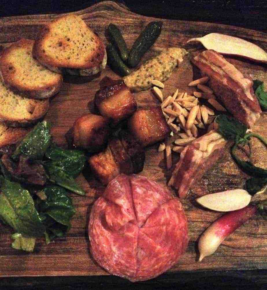 charcuterie board at the market place asheville chews