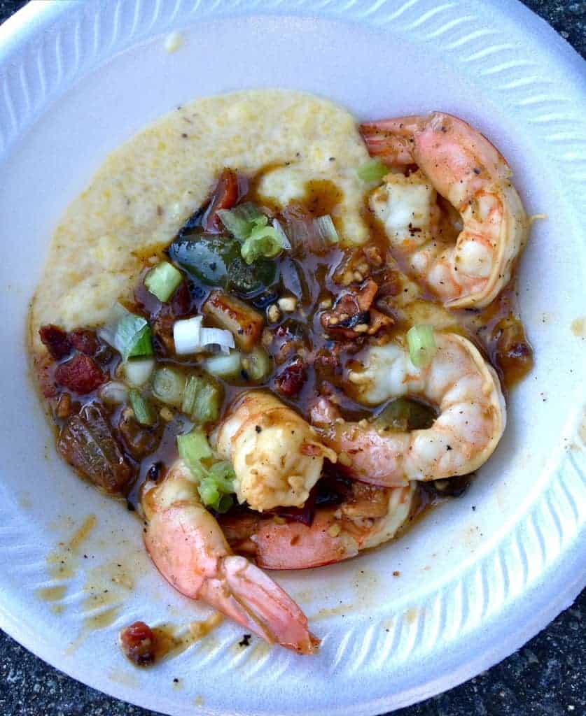 carolina panthers tailgate shrimp n grits