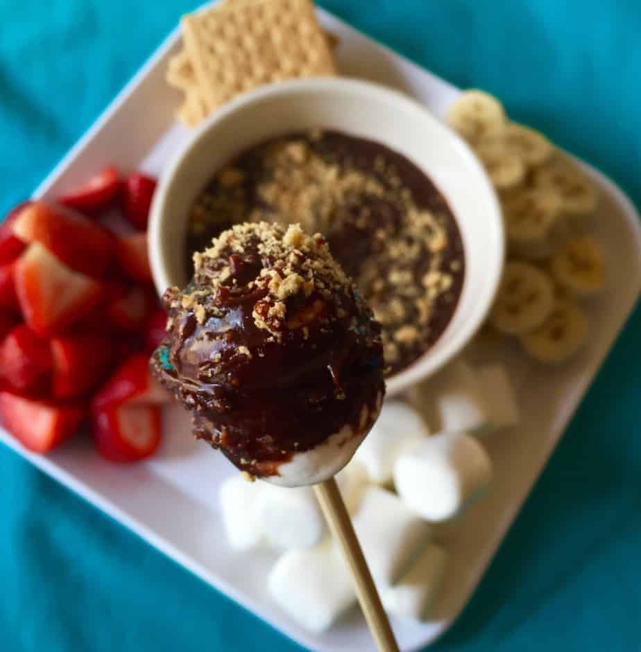 s'mores fondue for two off the eaten path