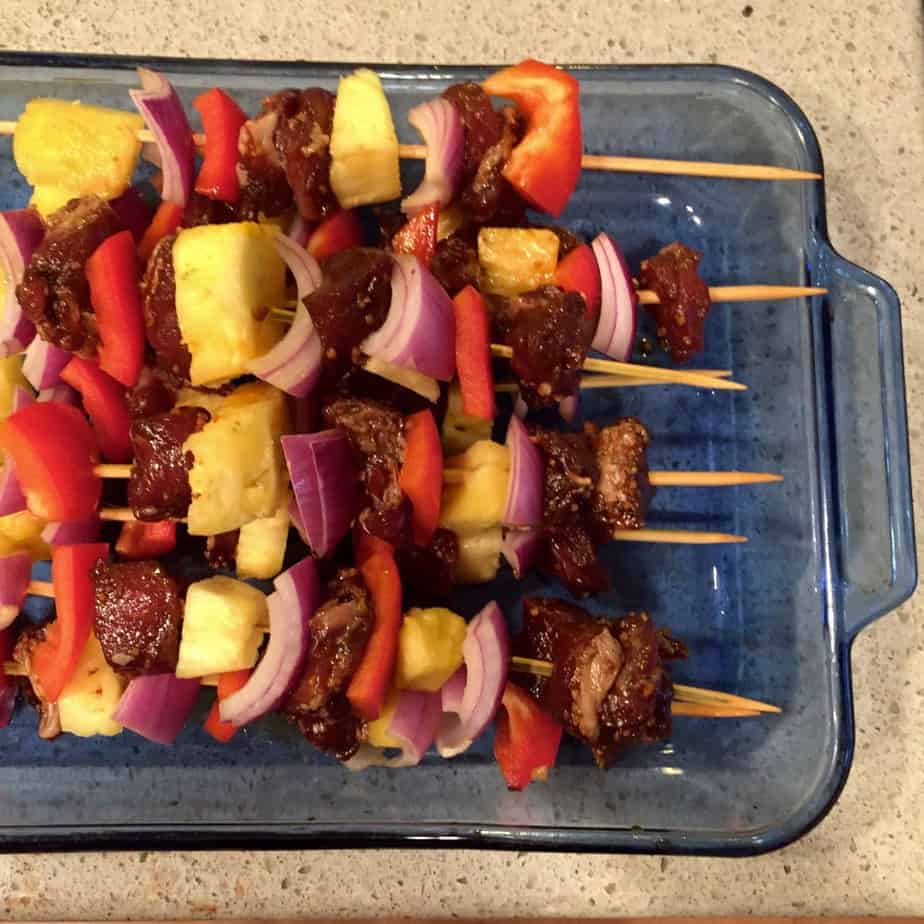 teriyaki pork tenderloin kabobs off the eaten path