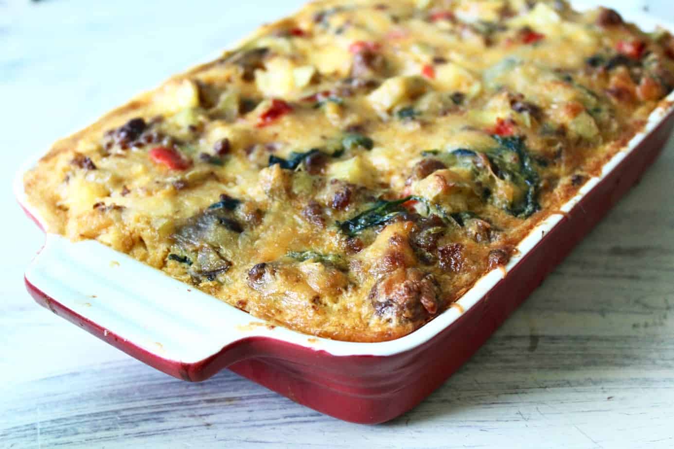 everything but the kitchen sink breakfast casserole