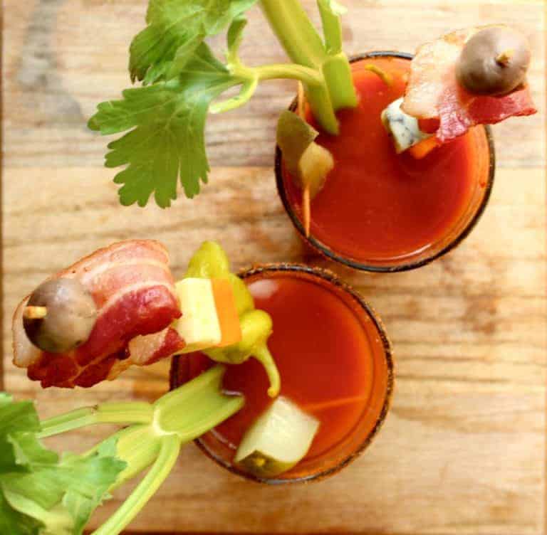 build your own bloody mary bar | off the eaten path