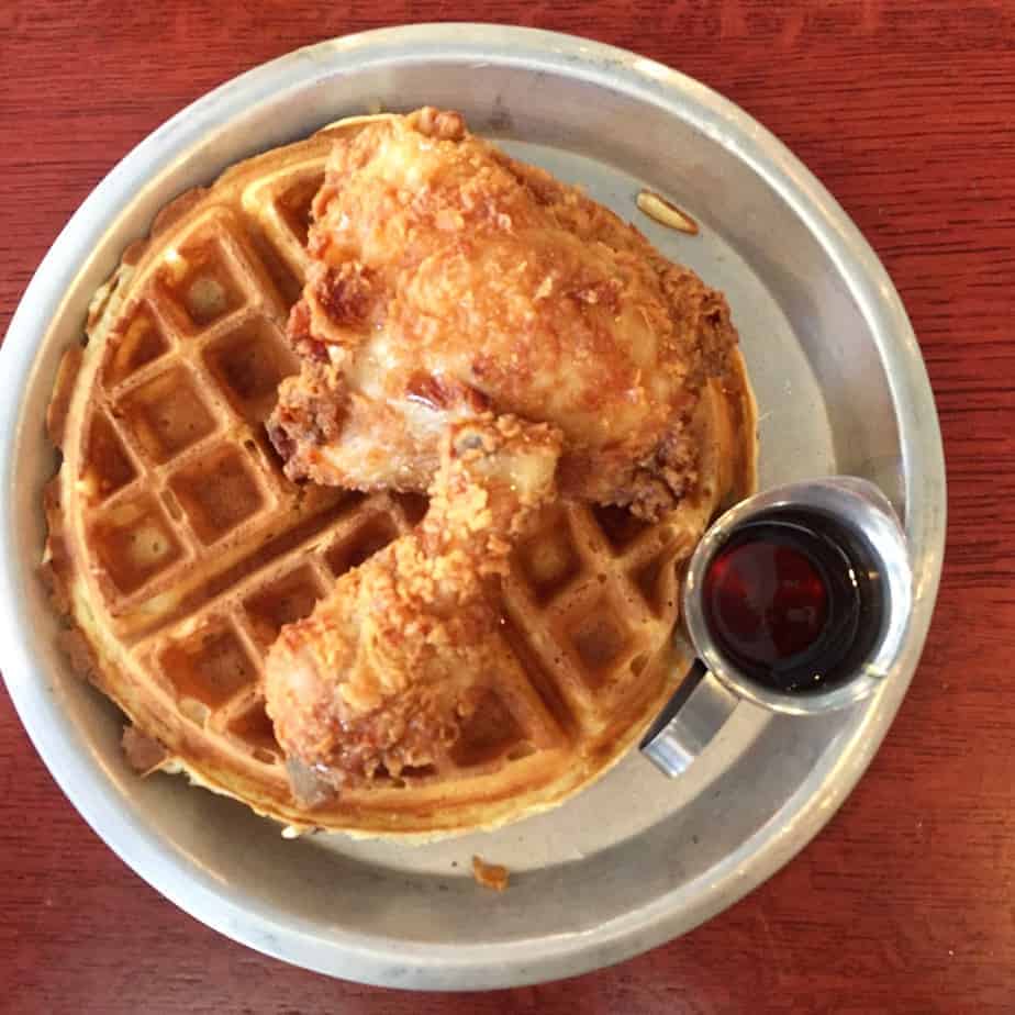 chicken and waffles for brunch Off the Eaten Path