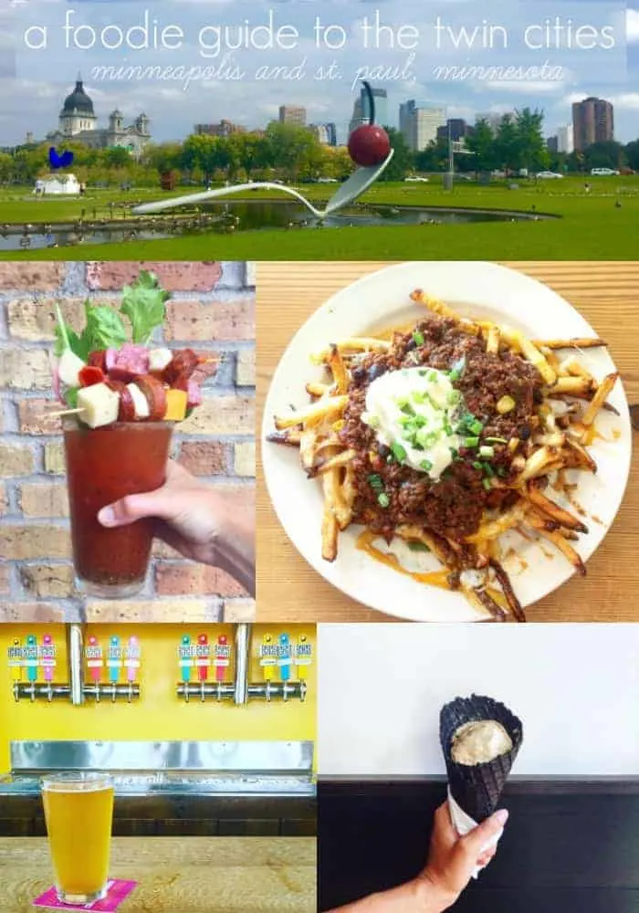 Save this travel guide featuring all of the things to do and where to eat in the Twin Cities, Minnesota! Things to do in Minneapolis, things to do in St. Paul, plus delicious restaurants and breweries to visit on your next trip to the Twin Cities.
