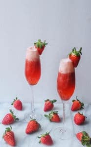 strawberry bellinis