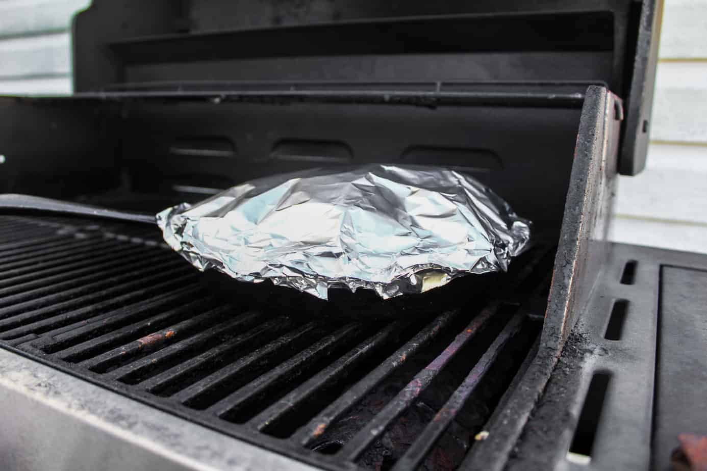 grilling loaded grilled nachos