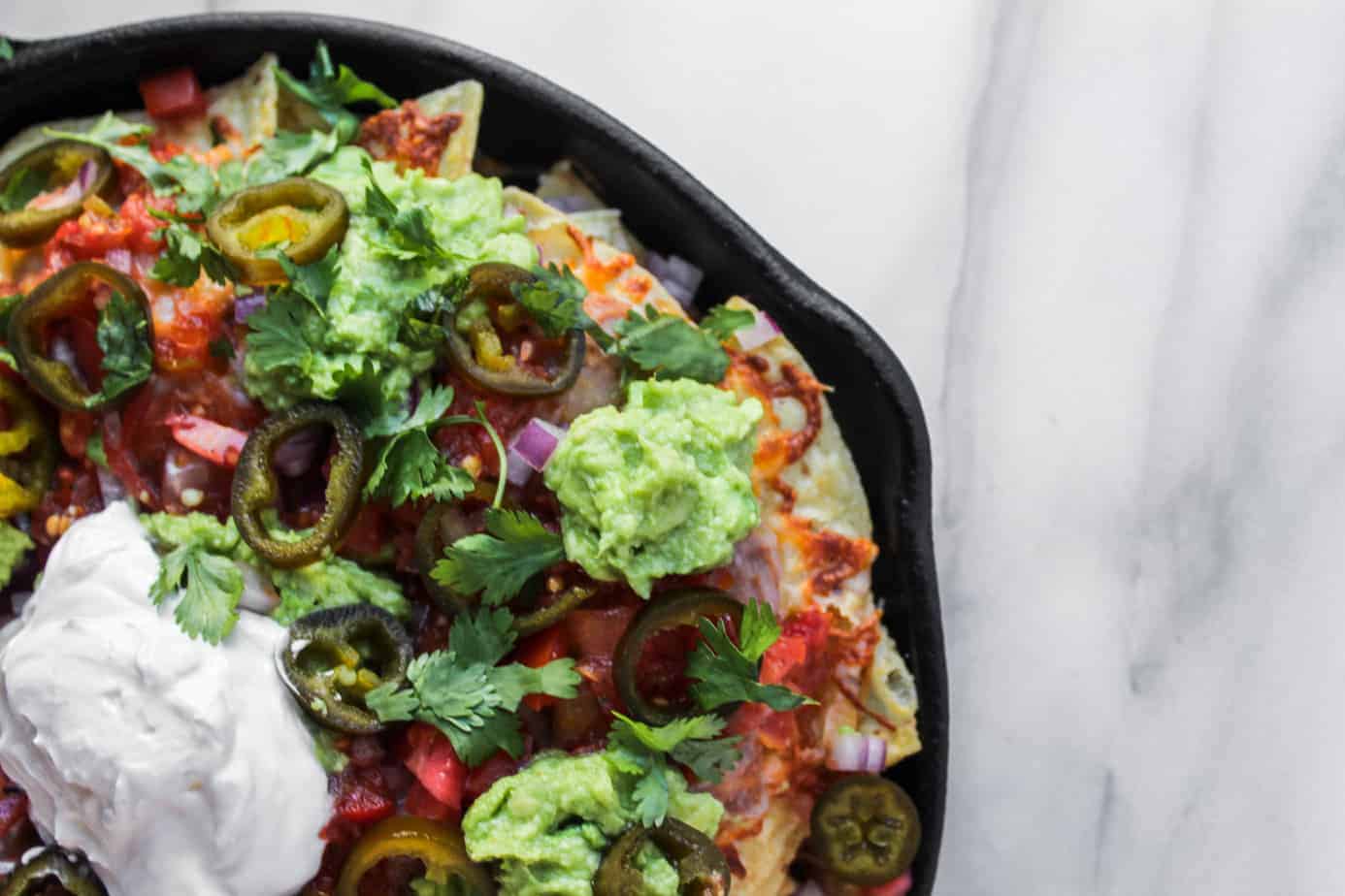 loaded grilled nachos