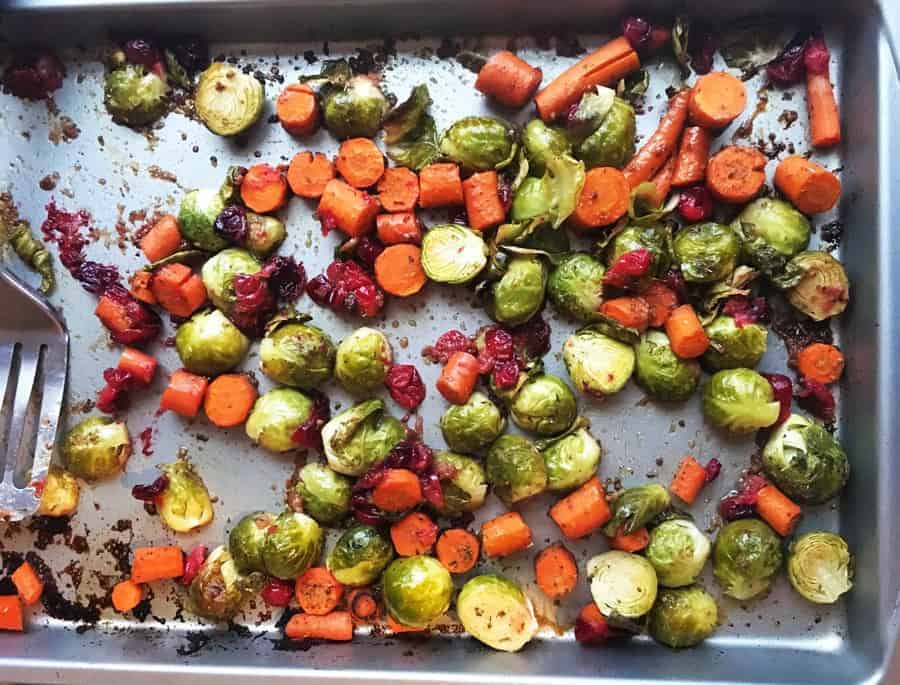 thanksgiving recipe round up maple rosemary roasted veggies