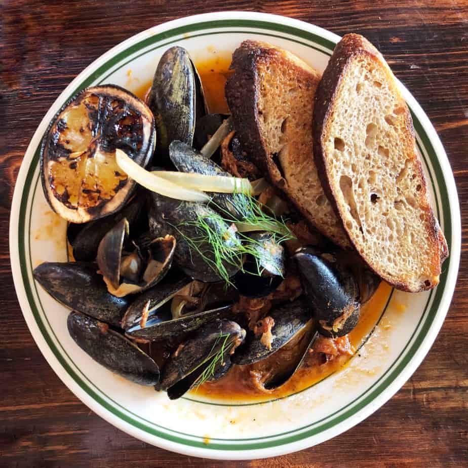 asheville travel guide buxton hall mussels