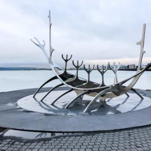 iceland itinerary sun voyager sculpture in reykjavic