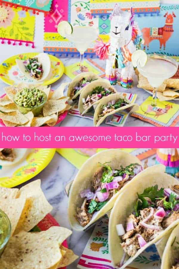 how to host an awesome taco bar party | off the eaten path
