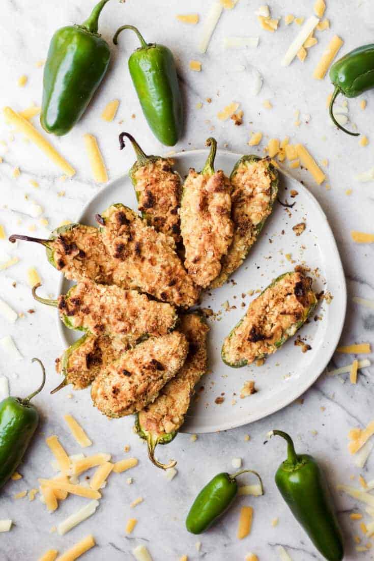 crab stuffed baked jalapeno poppers