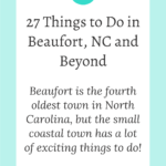 beaufort nc tourist attractions