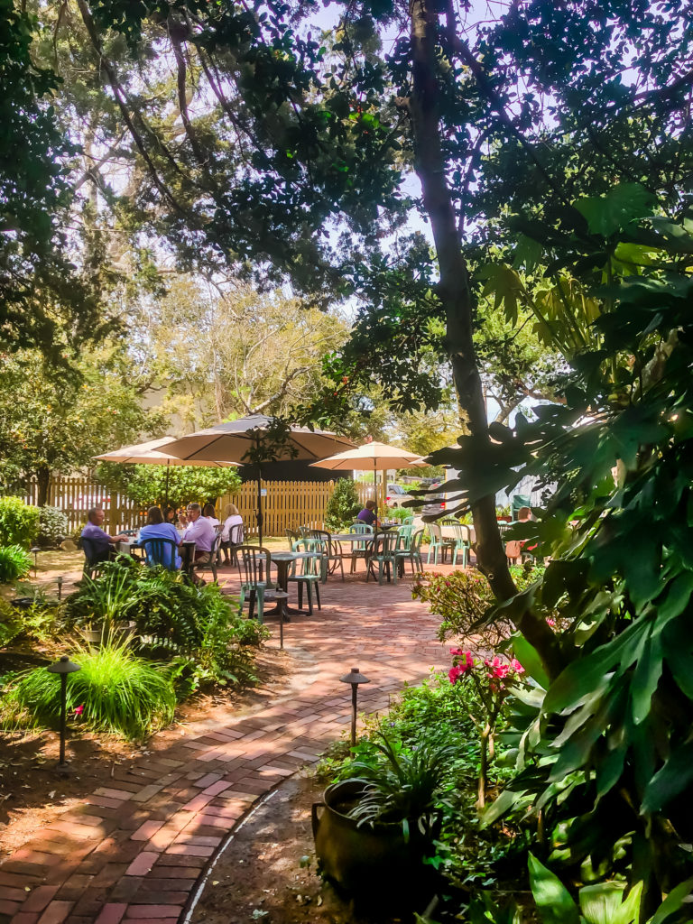 patio at one of the best restaurants in beaufort nc