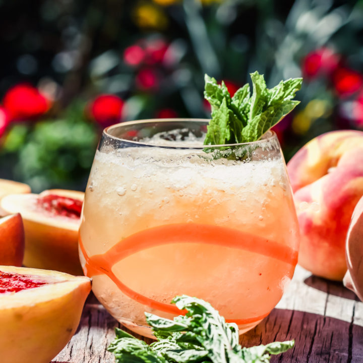 Peach Whiskey Smash Recipe