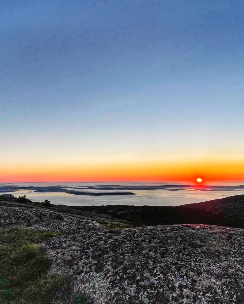 cadillac mountain sunrise acadia maine