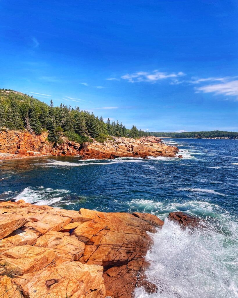 ocean path hike is one of the most popular things to do in acadia maine