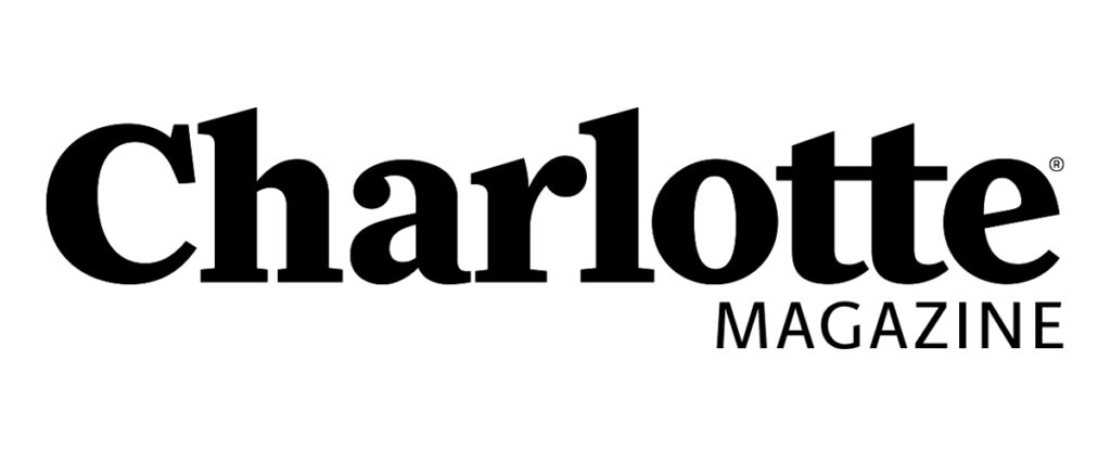 Charlotte Magazine logo with the word Charlotte in bold black font and MAGAZINE in smaller, capitalized letters to the lower right.